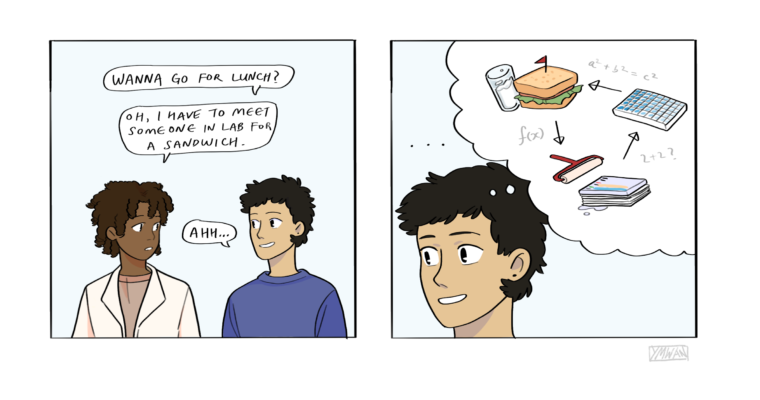 Biochemistry Cartoon Series: Getting Food With Your Labmates